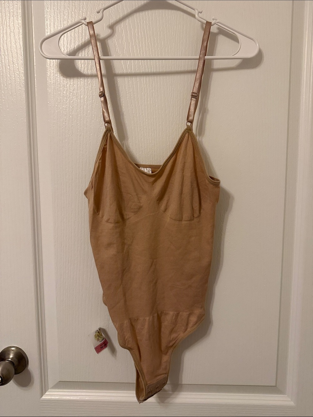 Lightweight Nude Shaping Bodysuit with Adjustable Straps